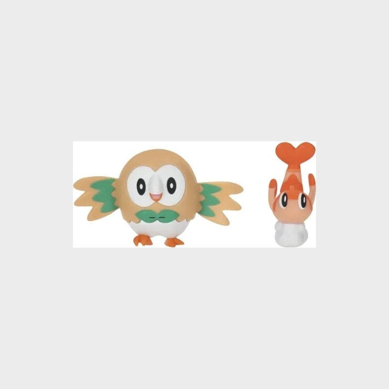 Pok�mon - Figurer - Battle Figure Pack - Tatsugiri & Rowlet