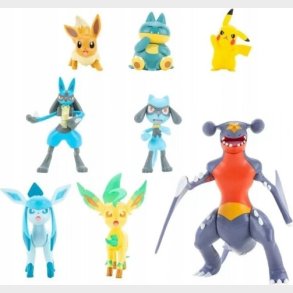 Pok�mon Battle Figurer - S�t Med 8 Stk