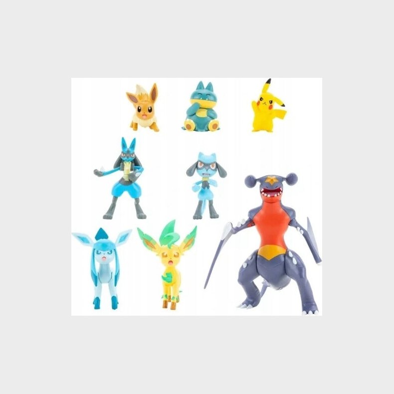 Pok�mon Battle Figurer - S�t Med 8 Stk