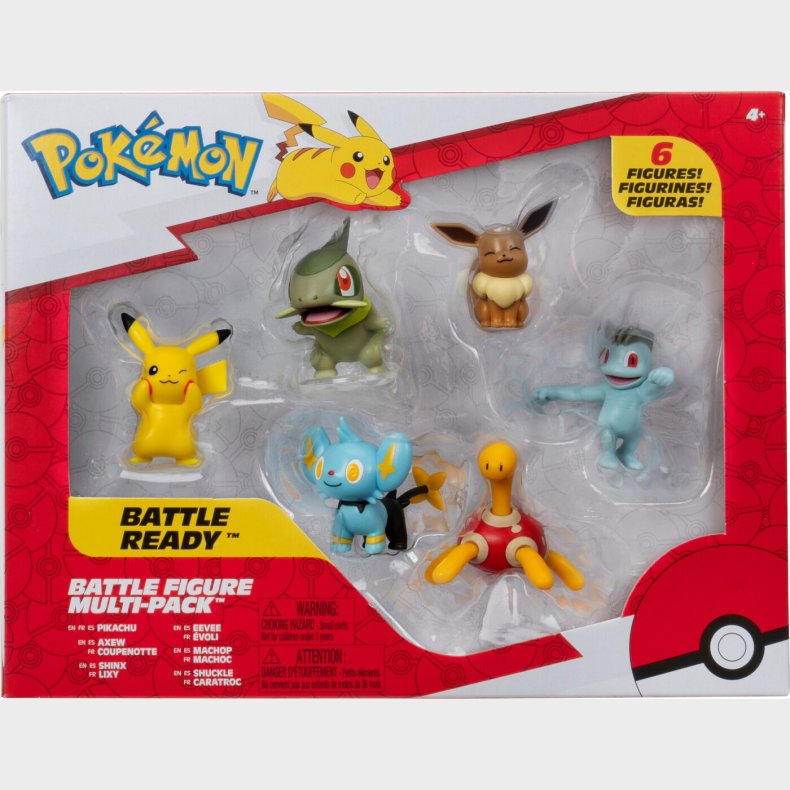 Pok�mon Battle Figurer - 6-pak