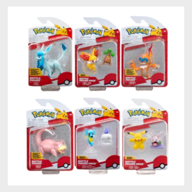 Pokmon Figur - Battle Figure - Assorteret