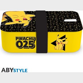Pokemon Bento Box - Pikachu - 19 X 12.3 X 6.6 Cm