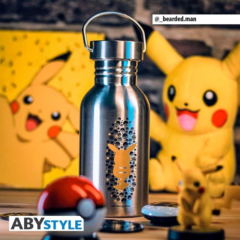 Pok�mon - Drikkedunk - Rustfrit St�l - Pikachu 500 Ml