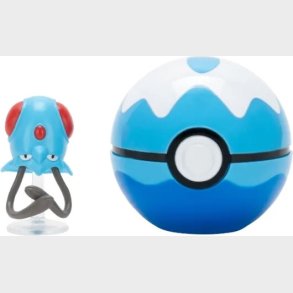 Pok�mon - Clip 'n' Go - Tentacool Med Dive Pok�ball