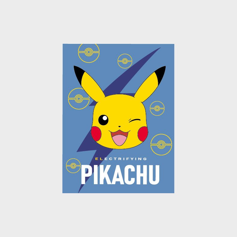 Pokemon Coral Fleece tppe - 150 x 200 cm