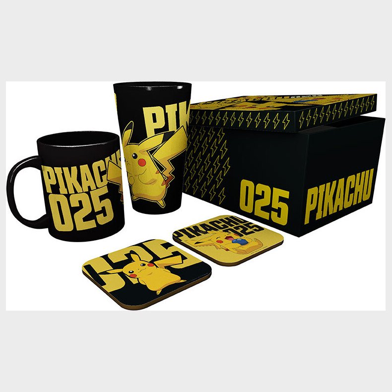 Pokemon Glass Set - Glow In The Dark - Xxl