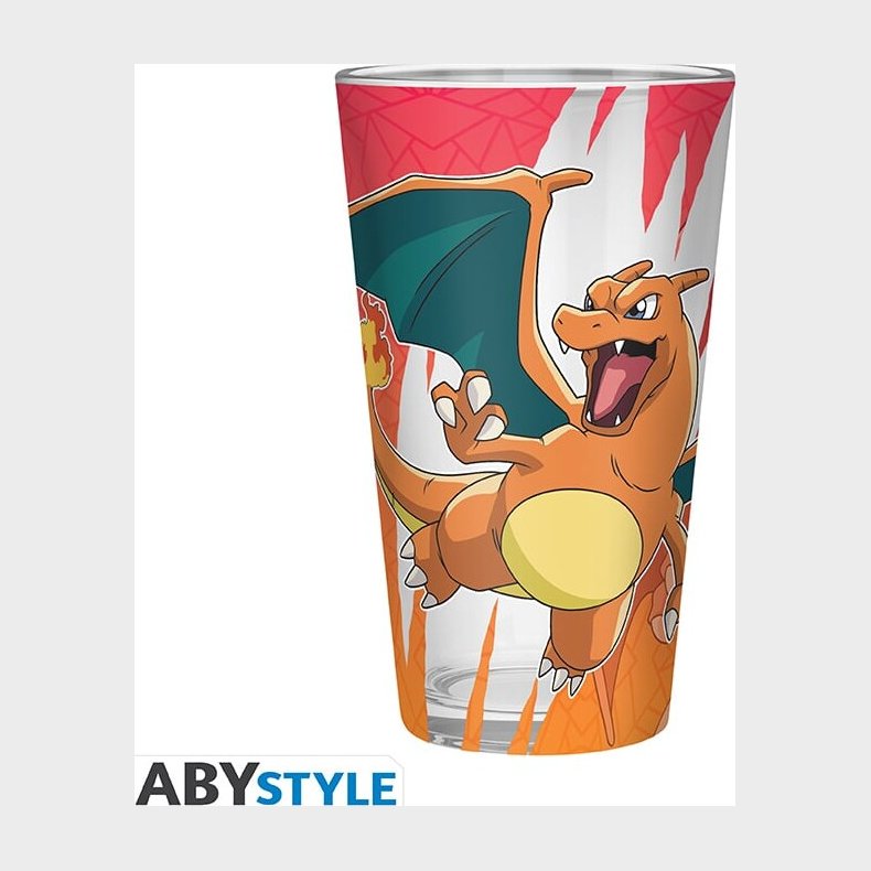 Pok�mon - Stort Glas - Premium Charizard 400 Ml