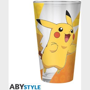Pok�mon - Stort Glas - Premium Pikachu 400 Ml