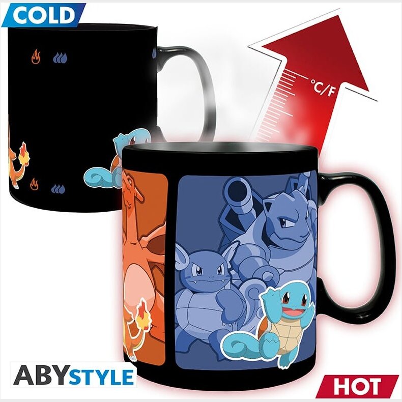 Pokemon Mug Heat Change - Evolve - 460 Ml