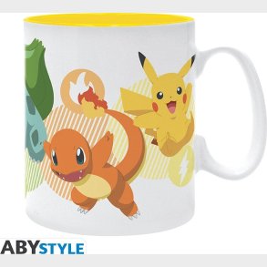 Pok�mon - Krus - Pikachu Bulbasaur Charmander 460 Ml