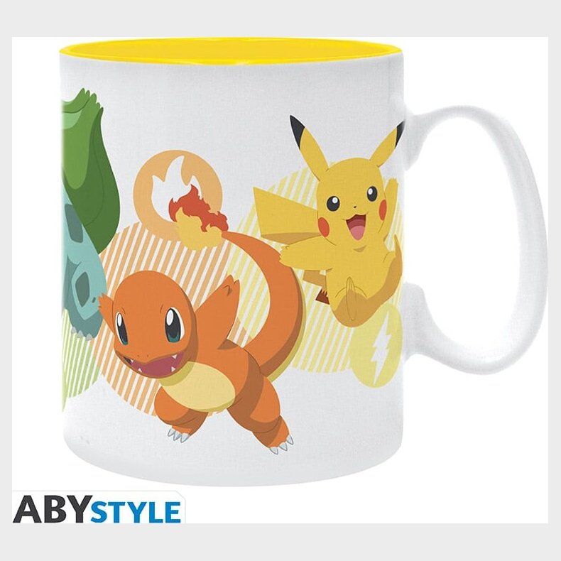 Pok�mon - Krus - Pikachu Bulbasaur Charmander 460 Ml