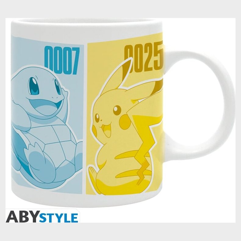 Pok�mon - Krus - Pikachu Og Kanto Starters 320 Ml