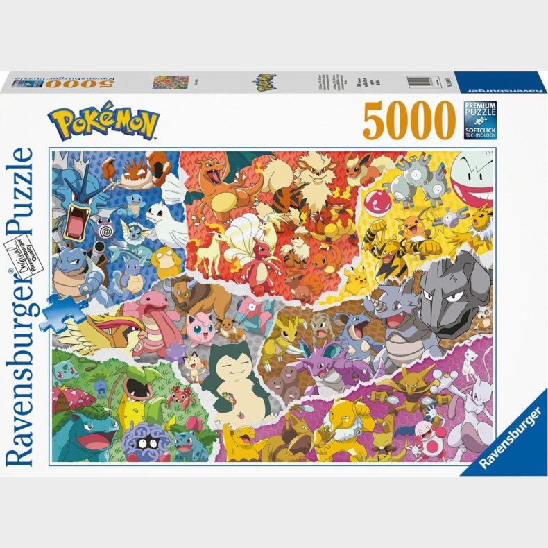 Pok�mon Puslespil - 5000 Brikker - Ravensburger