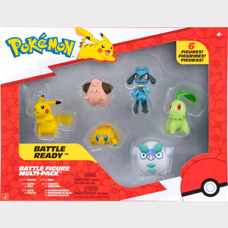 Pokmon - Battle Figure 6 Pakke