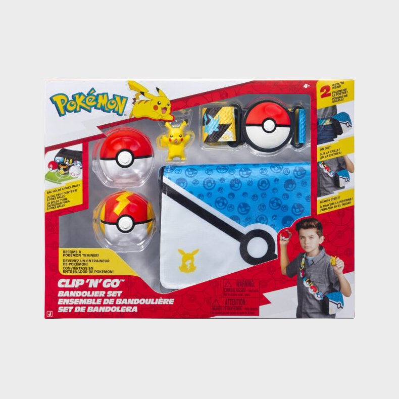 Pokmon - Clip N Go Bandolier Set Pikachu