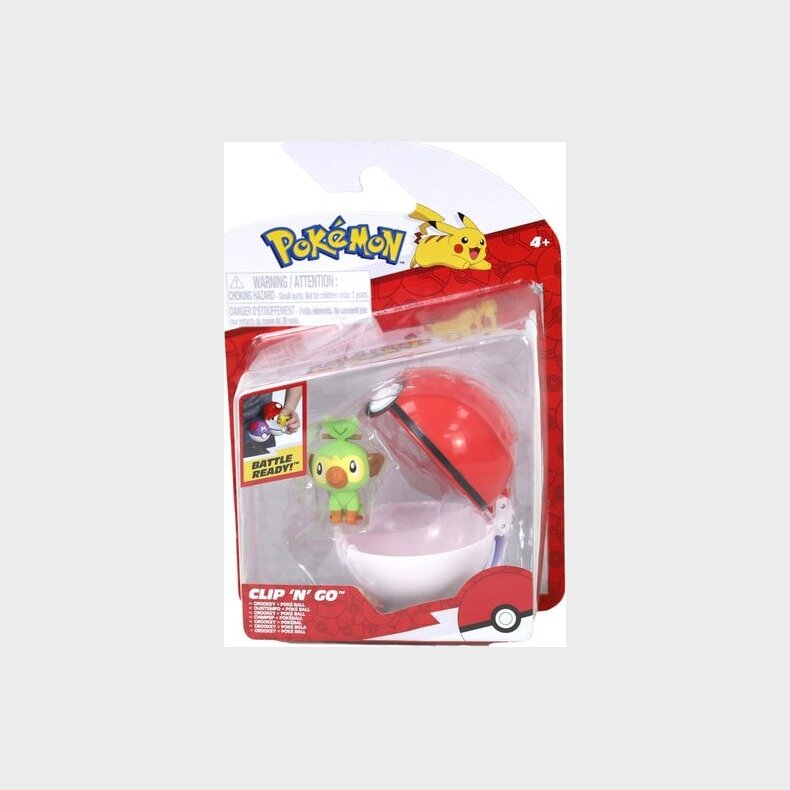 Pok�mon - Clip N Go Grookey Poke Ball