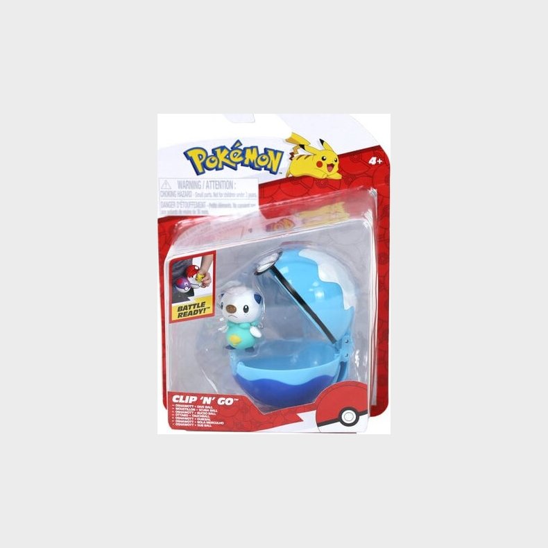 Pok�mon - Clip N Go Oshawolt Dive Ball W21