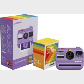 Polaroid - Go Gen 2 Lilla + Color Film Bundle (16 Billeder)