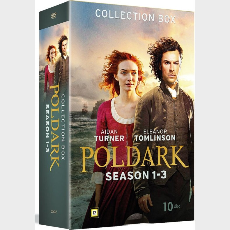 Poldark Box 1 - Sson 1-3 - DVD - Tv-serie