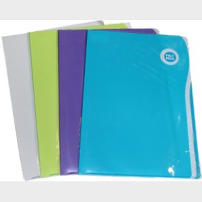 Poly Rock Charteque A4 Med 3 Rum Assorterede - Foldermate