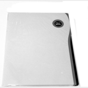 Poly Rock Charteque A4 Med 3 Rum - Hvid - Foldermate