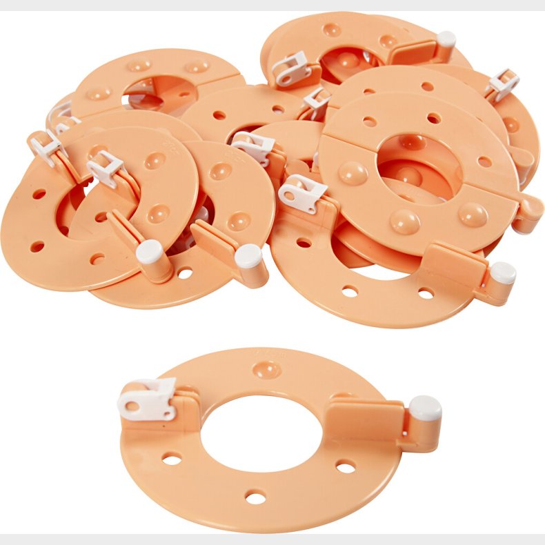 Pomponv�rkt�j - � 7 Cm - 12 Stk.