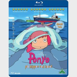 Ponyo - P Klippen Ved Havet / Ponyo - By The Cliff By The Sea - Blu-Ray