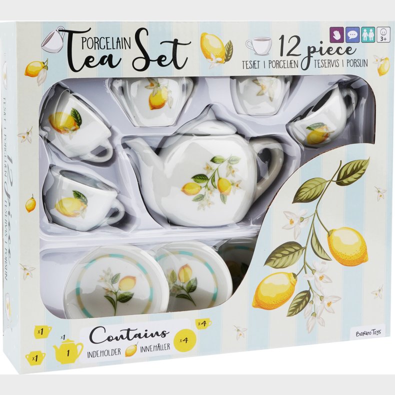 Porceln Test - 12 Dele - Citron Tema