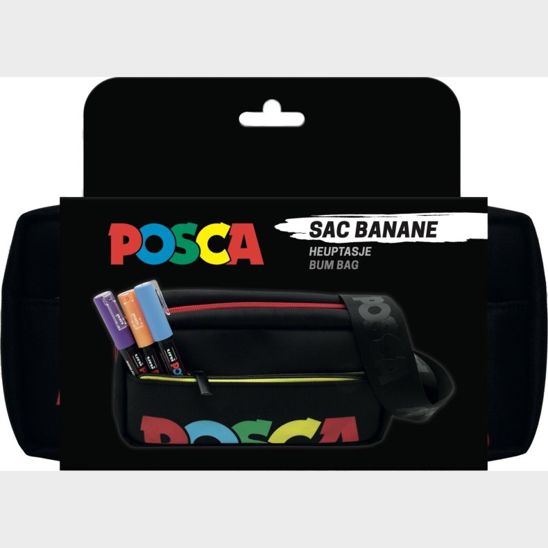 Posca - Bum Bag Penalhus - Sort