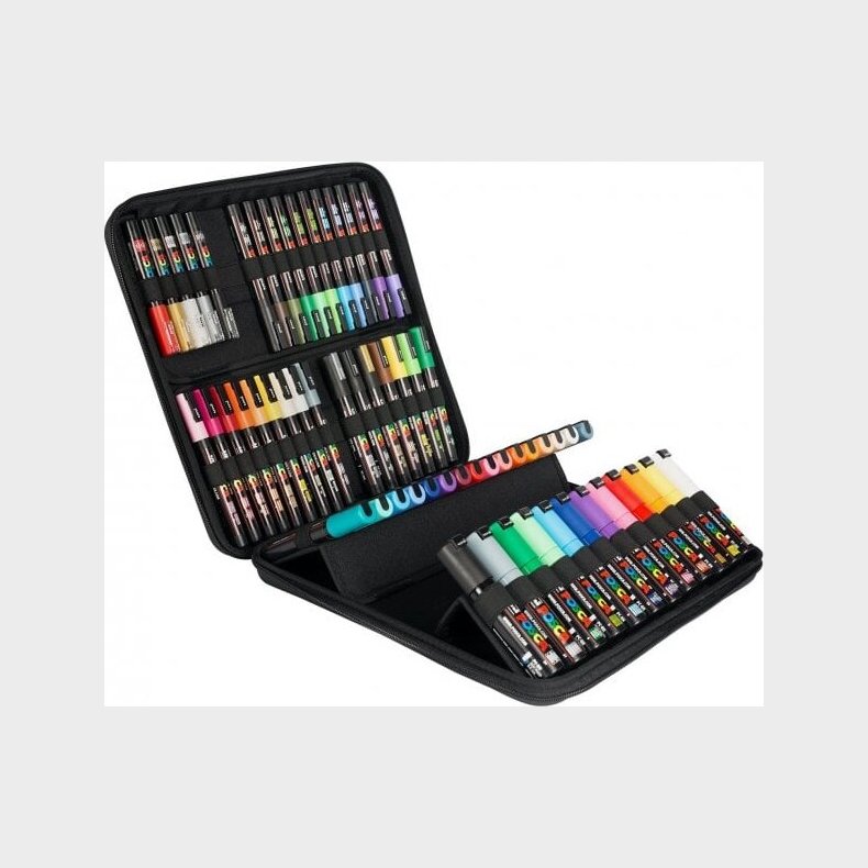 Posca Tusser - S�t I Taske - 60 Stk
