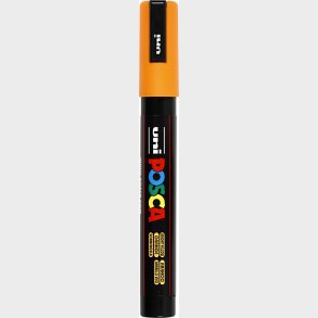 Posca Tusch - Nr. Pc-5m - Tykkelse 2,5 Mm - Orange