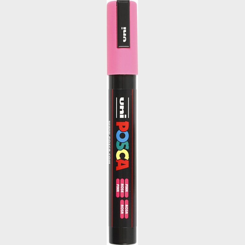 Posca Tusch - Nr. Pc-5m - Tykkelse 2,5 Mm - Pink