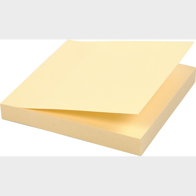 Post It Blokke - Sticky Notes - Str. 75x75 Mm - 12 Stk.