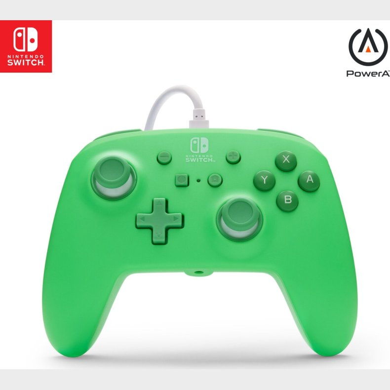 Powera - Enhanced Kablet Controller Til Nintendo Switch - Seafoam Green