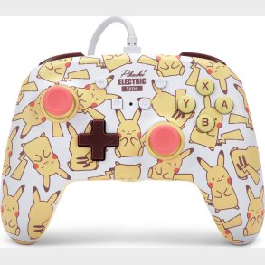 Powera Nsw Enh Wired Controller - Pikachu Blush