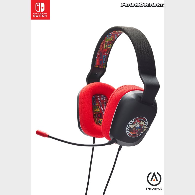 Powera Stereo Headset - Mario Kart Rivals (nintendo Switch)