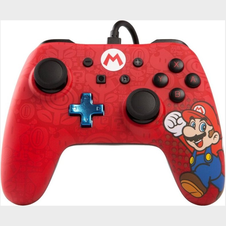 Powera - Gamepad Controller Til Nintendo Switch - Mario
