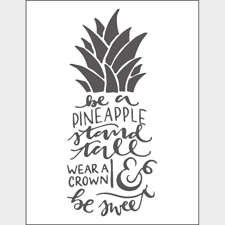 Prgeskabelon - Ord - 11x14 Cm - Tykkelse 2 Mm