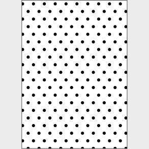 Prgeskabelon - Polka Prikker - 13x18,5 Cm - Tykkelse 2 Mm