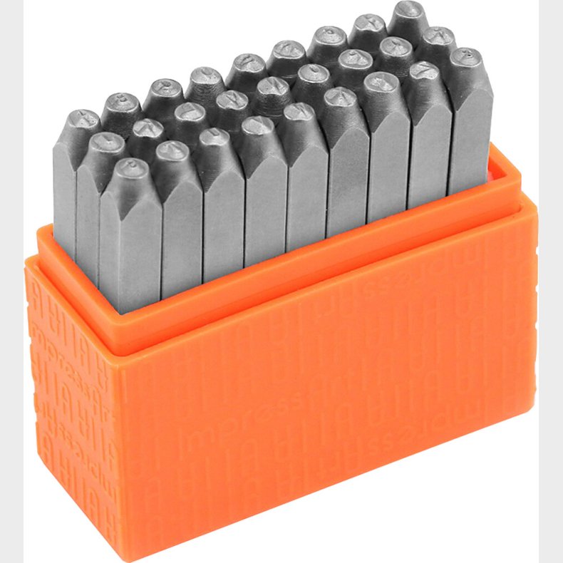 Pr�gestempler - Store Bogstaver - Str. 3 Mm - Skrifttype Sans Serif - 27 Stk.