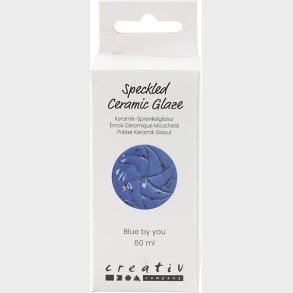 Prikket Keramik Glasur  - 999-1060 C - Dkkende - Blue By You - 60 Ml