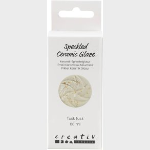 Prikket Keramik Glasur  - 999-1060 C - Dkkende - Tusk Tusk - 60 Ml