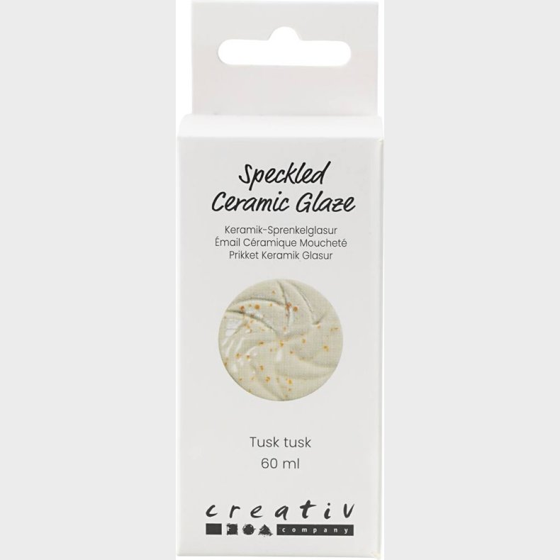 Prikket Keramik Glasur  - 999-1060 C - Dkkende - Tusk Tusk - 60 Ml