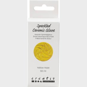 Prikket Keramik Glasur  - 999-1060 C - Dkkende - Yellow Haze - 60 Ml