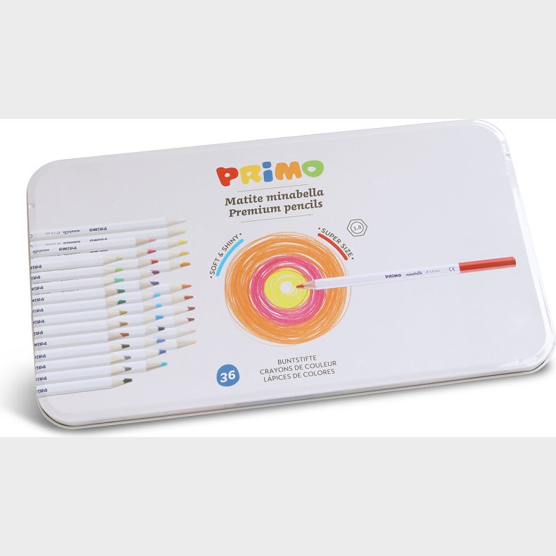 Primo - Farveblyanter 36 Stk - Minabella