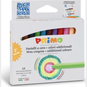 Primo - Farvekridt 12 Stk - Serie2