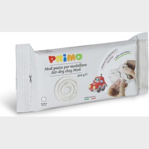 Primo - Selvh�rdende Ler 500 G - Hvid