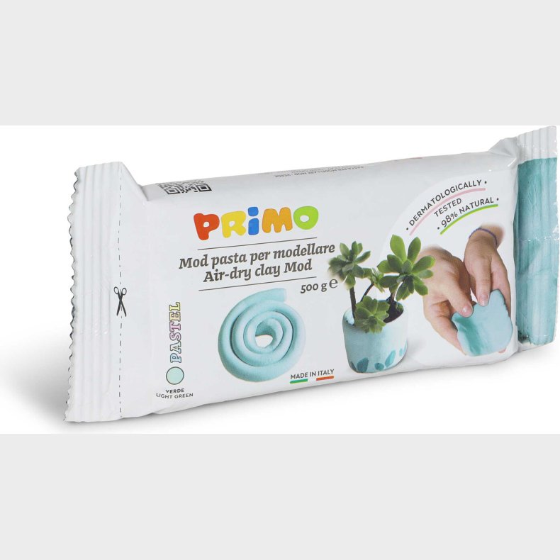 Primo - Selvh�rdende Ler 500 G - Pastel Gr�n