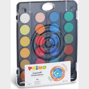 Primo - Vandfarve Palette - 24 Farver M Classic
