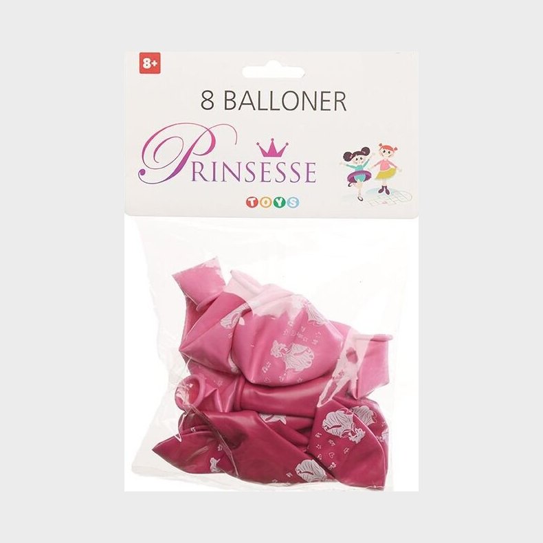 Prinsesse Balloner - 8 Stk